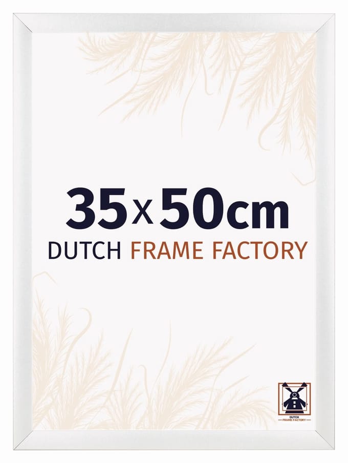 Fotolijst 35x50 cm - MDF - Wit Hoogglans - Praag