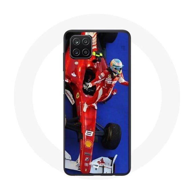 Coque - Formule 1 - Samsung Galaxy A12 - Rouge - Fernando Alonso - Souple rouge