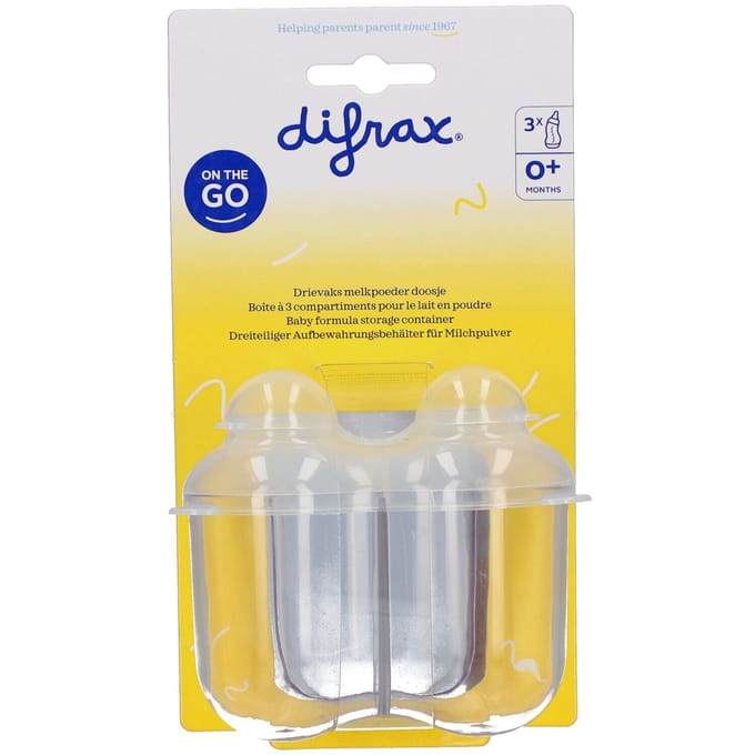 Difrax Drievaksdoosje voor Melkpoeder 1 Accessoires