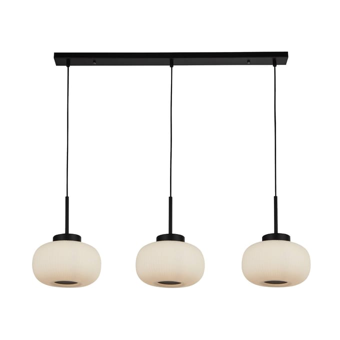 Searchlight Hanglamp Lumina, 3-lamps, balken