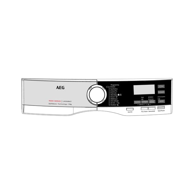 AEG controlepaneel, wit, AEG 140175281017