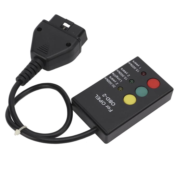OBD2 Olie Service Inspectielamp Reset Diagnostisch Hulpmiddel Auto Reparatie Hulpmiddel Vervanging voor OPEL Astra black