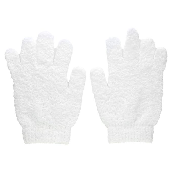 AfterSpa, Exfoliërende Handschoenen, 1 Paar white