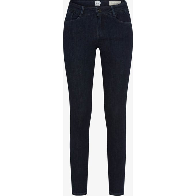Brax Dames Jeans  Style ANA CLEAN DARK BLUE, denim donkerblauw, maat 44