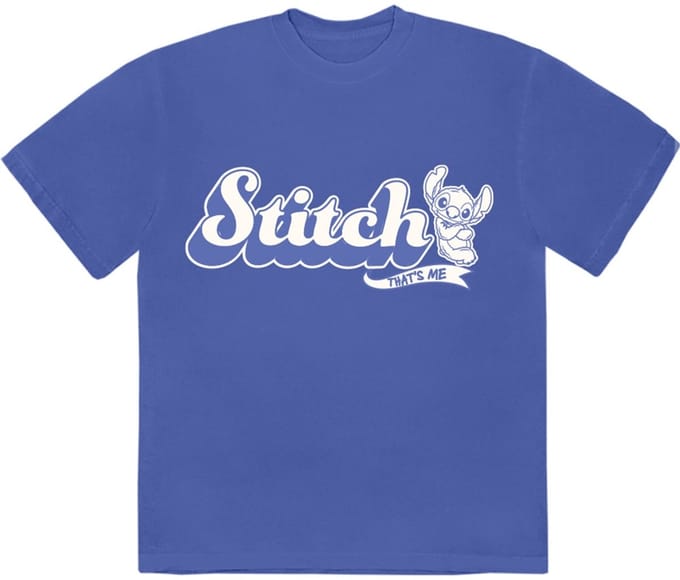 Disney - Stitch That's Me Heren T-shirt - M - Blauw