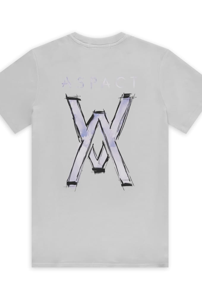 Aspact Unisex Kendi Tee Grey Größe: XS | Hemden Outlet | Unisex | Grau