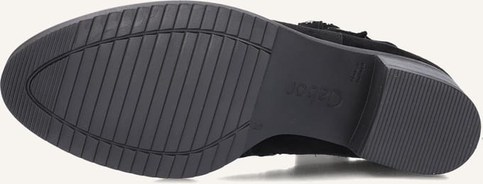Gabor 511 Enkellaarsjes - Enkelboots met rits - Dames - Zwart - Maat 41