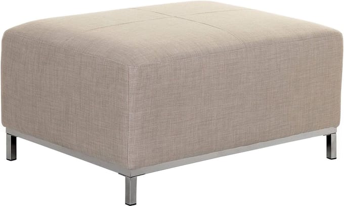 OSLO - Ottomaan - Beige - Polyester