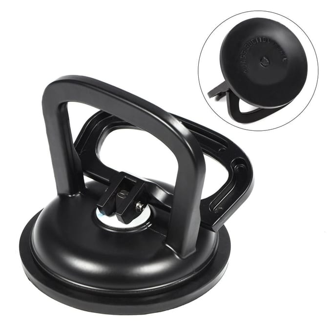 Verdikte Aluminiumlegering Enkele Plaat Zuignap Glasheffer Verplaatser Deukreparatie Trekker Pad black
