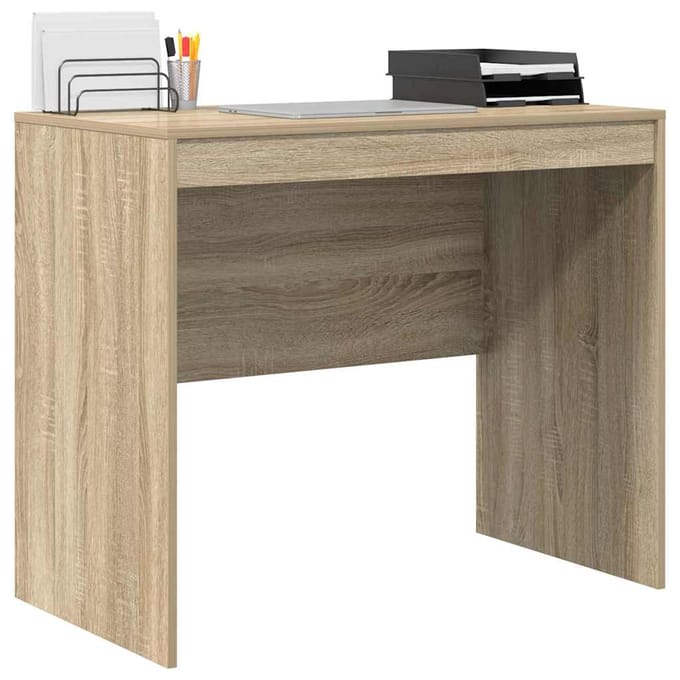 vidaXL - Bureau - Sonoma - Eik - 90 - x - 50 - x - 76 - cm