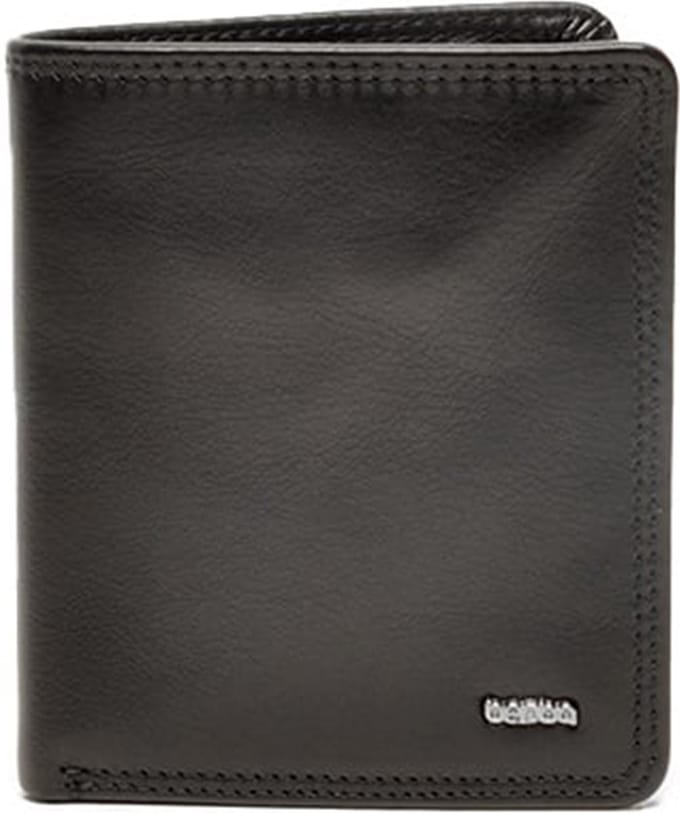 Berba | Soft | Herenportemonnee | 6 pasjes | RFID | Zwart | Leer