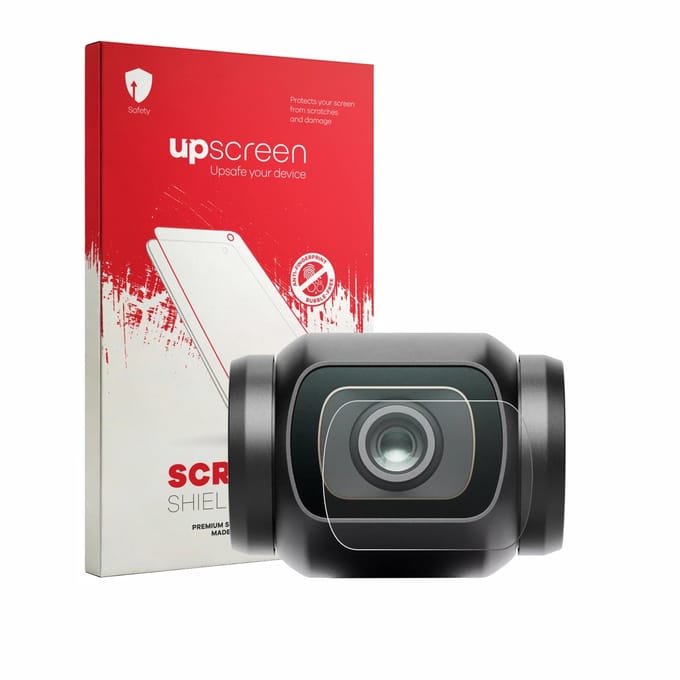 upscreen - Screenprotector voor DJI Osmo Pocket 4 (Lens) - Folie Beschermfolie transparant
