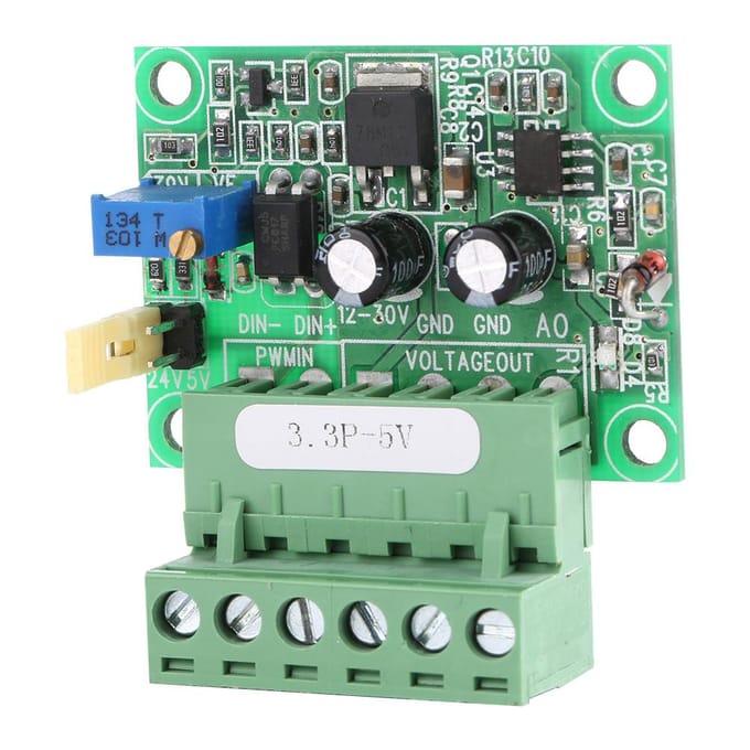 3.3V PWM-signaal naar 05V spanningsomzetter DA DigitaalAnaloog PLC-module
