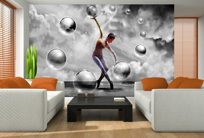 Dancer Abstract Photo Wallcovering