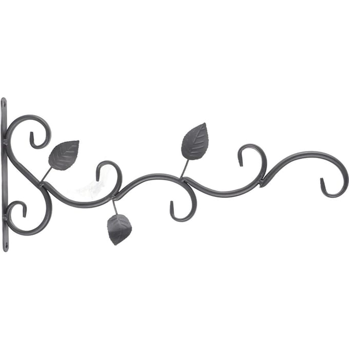 Hangplanten Beugel Wandmontage IJzer Decoratieve Plantenbak Haak Hanger met Schroeven voor Woonkamer gray