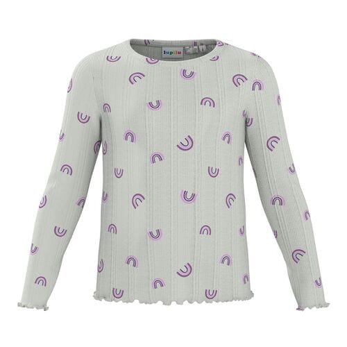 LUPILU Kinder longsleeve (wit, 122/128)