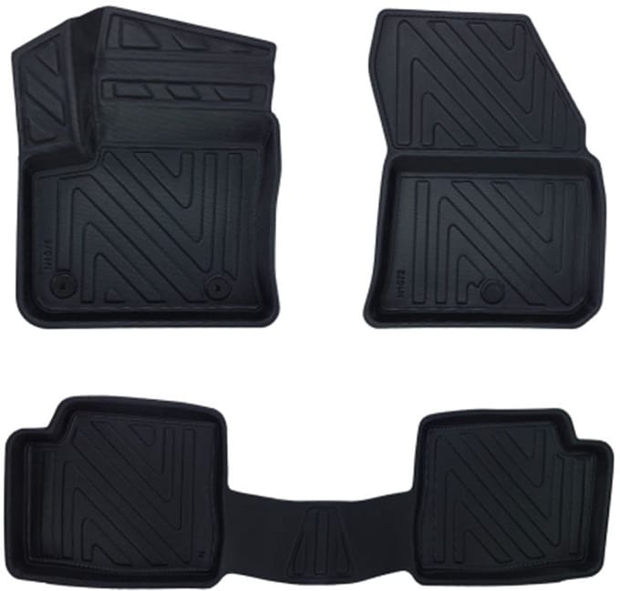 Rubbermatten Peugeot e-208 2020-heden (complete set) - Premium carbonlook