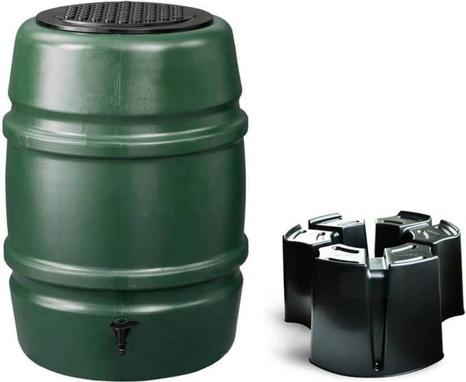 Harcostar - Regentonset Harcostar - 168 Liter Groen + Voet