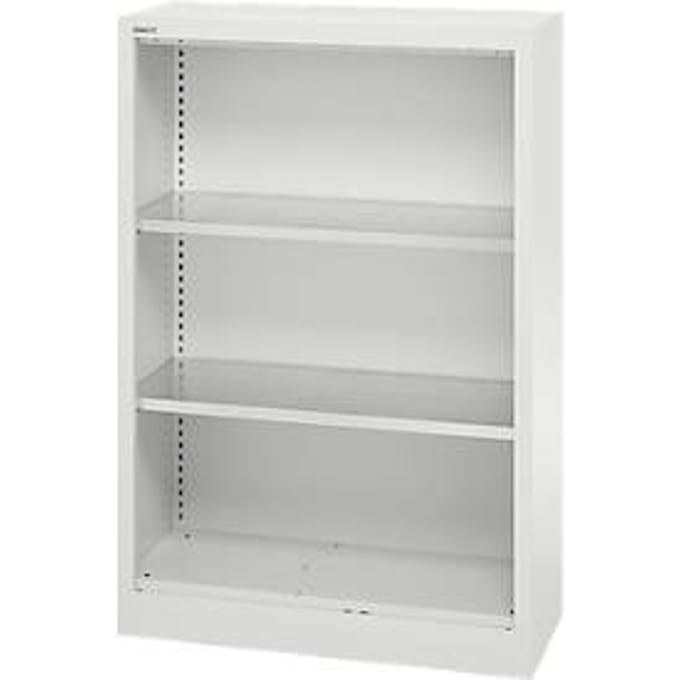 Schäfer Shop Select MS stellingkast, 3 OH, B 800 x D 400 x H 1215 mm, plaatstaal, lichtgrijs