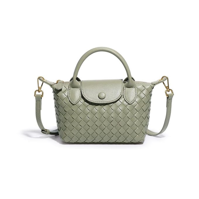 Handgeweven Tas Mode Dumpling Handtas High-end Longxiang Tas Textuur Trendy Schoudertas Crossbodytas gray