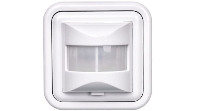Bewegingssensor inbouw IP20 - PIR Bewegingsmelder voor binnen met detectiehoek 160° - Bewegingsdetector met 3-draads aansluiting - Wit