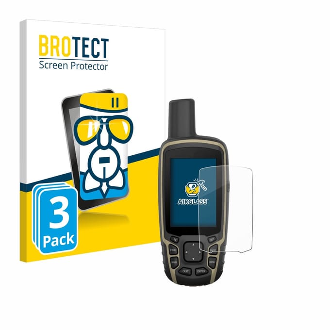 Screenprotector 3 Stuks voor Garmin GPSMAP 65 Beschermglas transparant