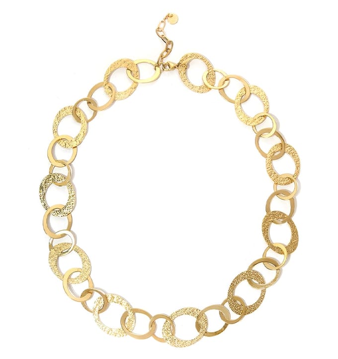 Bold Lange ketting 'Hammered' I 60 cm