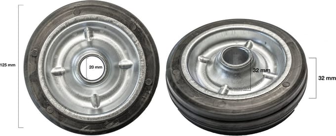 ORIT - Wiel voor SS/TS/SL/MFK - Wielbreedte 3,2 cm - Asgat 2 cm