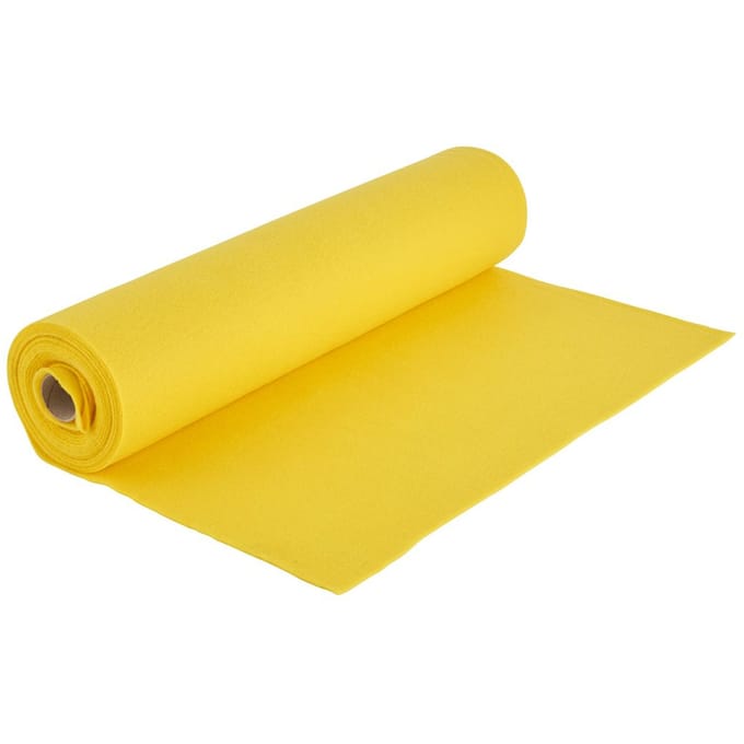 VBS Handwerkvilt, 45 x 500 cm - Goudgeel