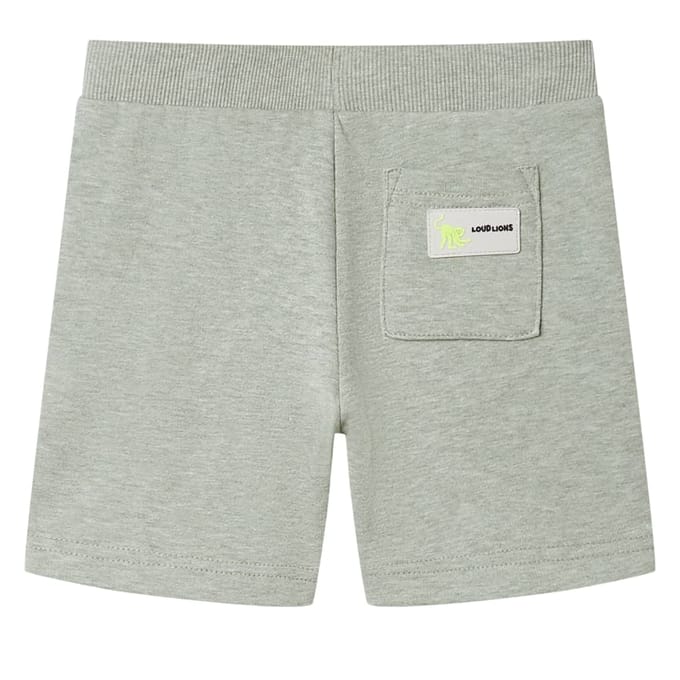 vidaXL Kindershorts met trekkoord 140 gemêleerd lichtkakikleurig