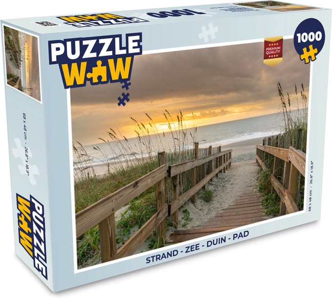 Puzzel Strand - Zee - Duin - Pad - Legpuzzel - Puzzel 1000 stukjes volwassenen
