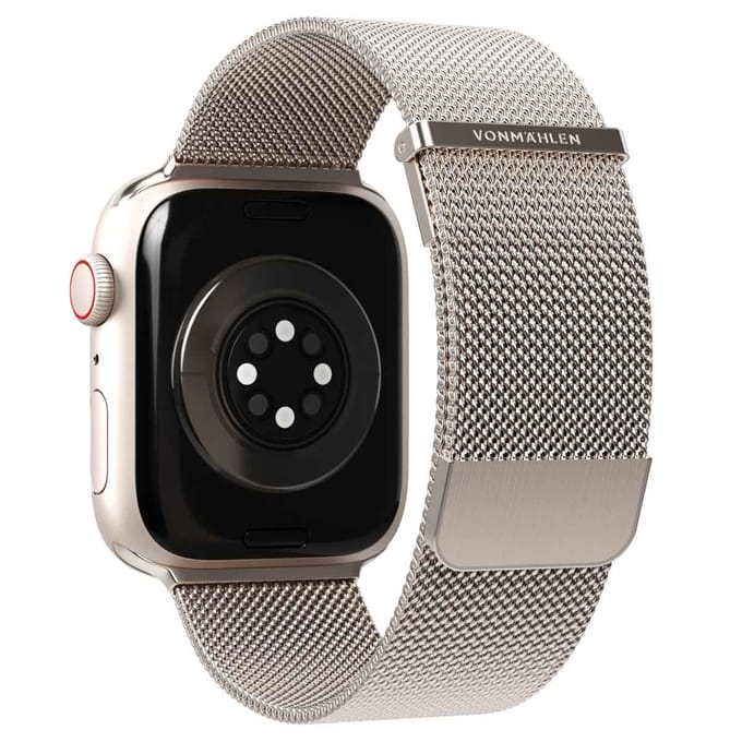 Vonmählen Milanese Loop 2 bandje voor de Apple Watch | 44/45/46/49 mm - Champagne