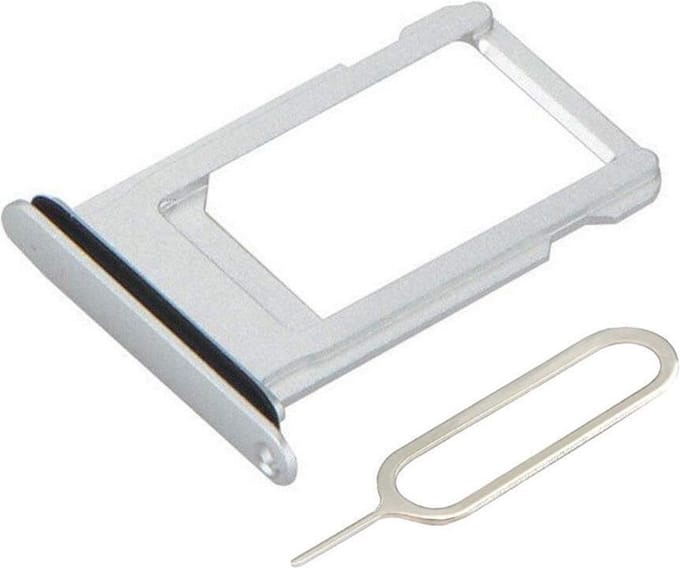SIM-kaarthouder Geschikt voor iPhone X – Premium – Zilver