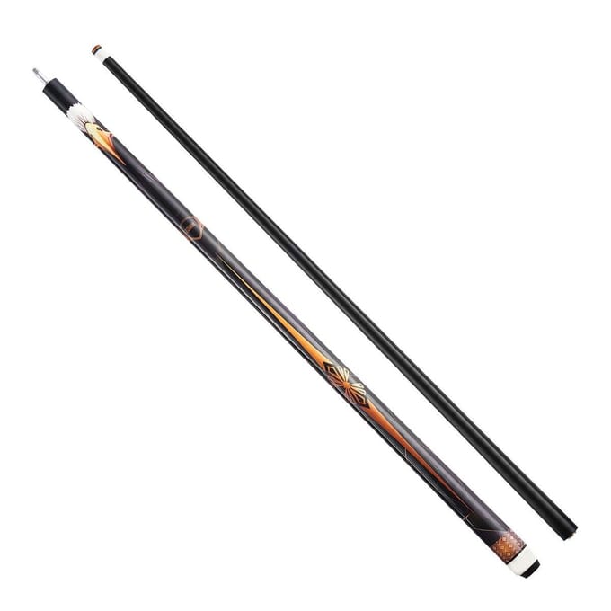 Keu, 1-delige Keu, 1473,2 mm & 538 g Canadees Esdoornhout Biljart Keu Stick met Meerlaagse Top & ABS Verbindingsring, Keu Sticks voor