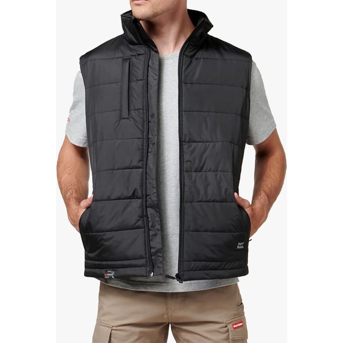 Hard Yakka PUFFA 2.0 Heren Bodywarmers Zwart