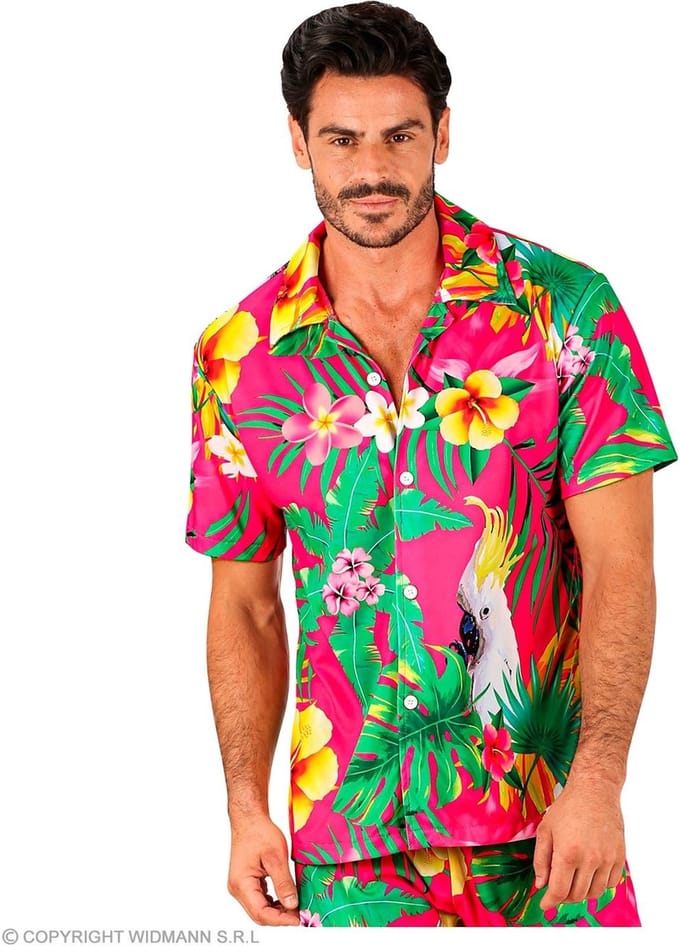 Zomer partyshirt Parrot