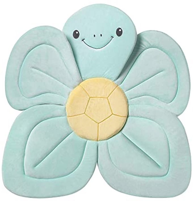 Zachte Badmat voor Baby's - Opvouwbare Badkuip Kussen in Turquoise