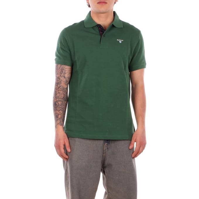 Barbour T-shirt en Polo Racing groen