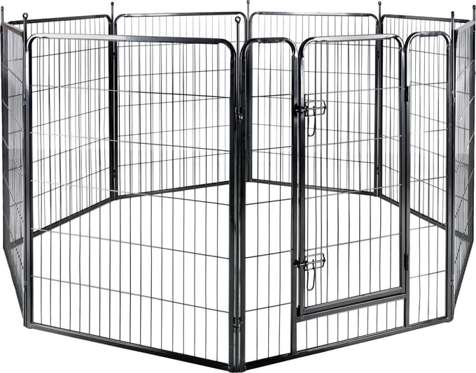 Puppyren ZECTA ZWART 205x196x100CM