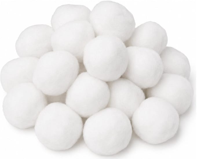 Kunst sneeuwballen - 3,8 cm