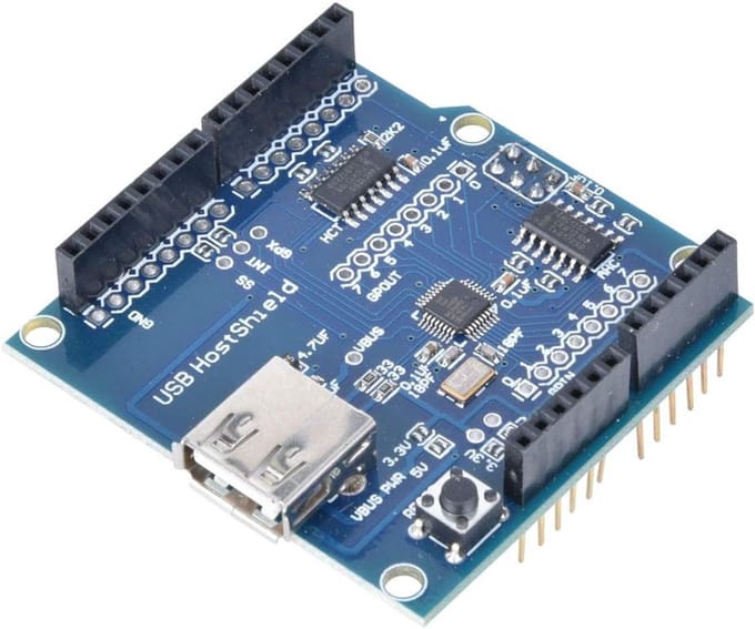 USB Host Adapter - OTG Kabel - Apparaat Connectiviteit - ADK Integratie - 15 x 9 x 2 cm - Zwart
