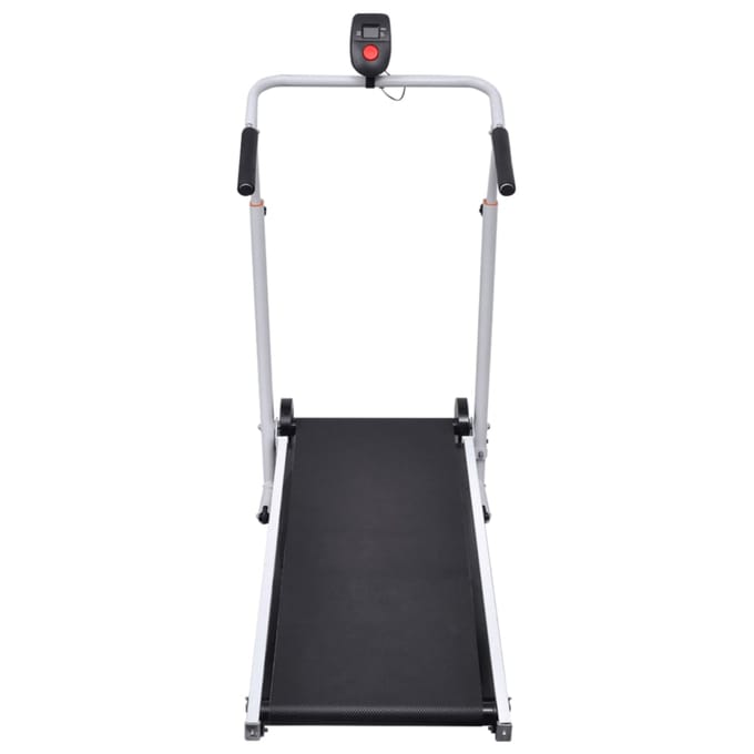 vidaXL Mini-loopband inklapbaar 93x36 cm zwart