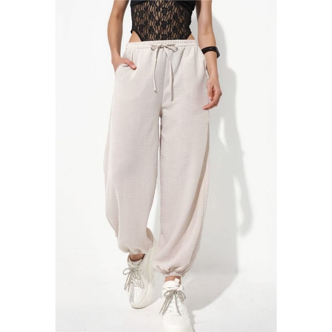 Dames Joggingbroek van Geweven Polyester