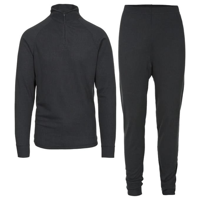 Trespass functionele onderkleding Unite360 - Base Layer-set voor volwassenen, zwart X