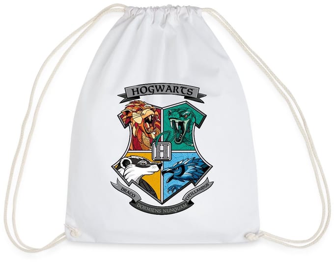 Harry Potter Hogwarts Logo Gymtas