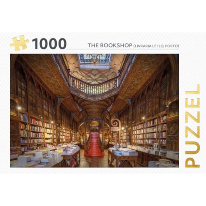 The Bookshop - Rebo Legpuzzel 1000 Stukjes - Puzzels 1000