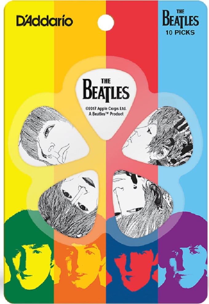D'Addario 1CWH4-10B1 Beatles Revolver 10 Pack Medium