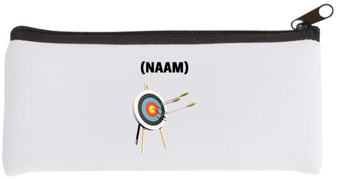 Akyol - boogschieten met eigen naam Etui - Sport - boogschieter - sport - 20 bij 9 cm