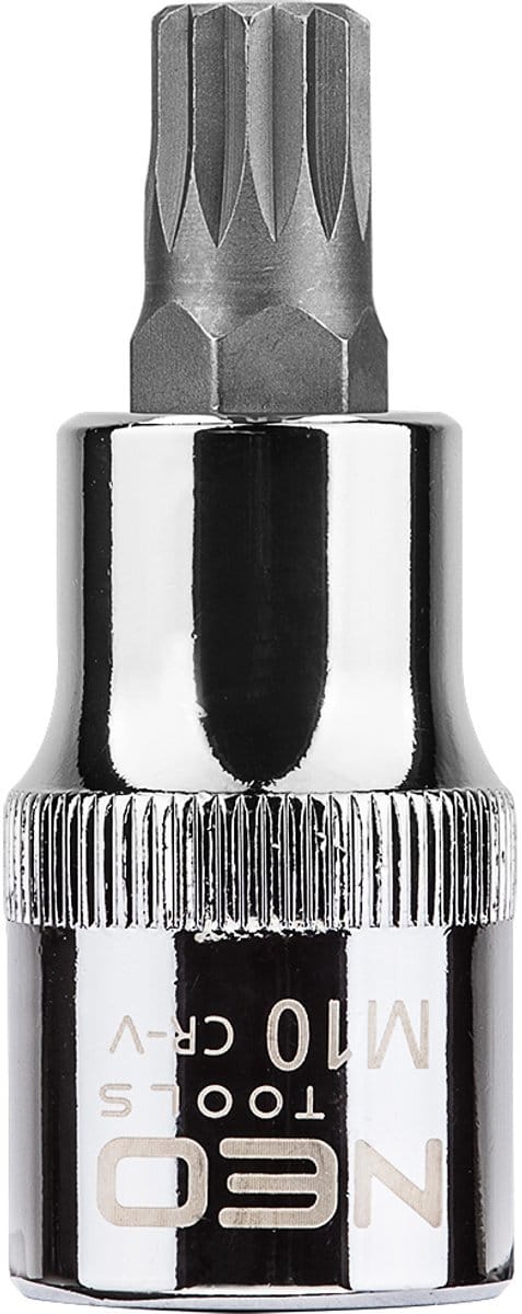 NEO - Spline Dopsleutel - M10 x 55 mm - Chroom-Vanadium Staal