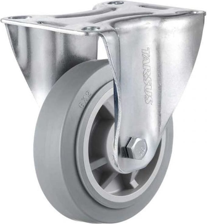 Bokwiel 150 mm 220 kg TPR rubberband extra stil - TARSUS